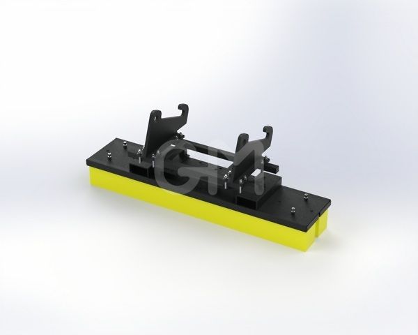 Veegborstel 150cm 2 rijen voorzien van directe Giant aansluiting