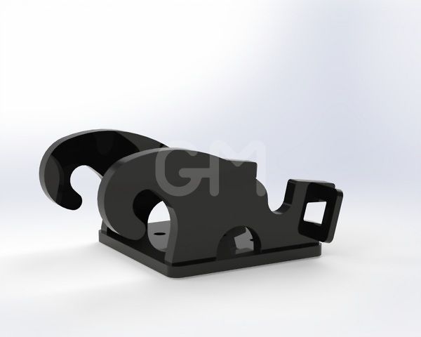 Haakkop CW05 standaard 20mm gelakt