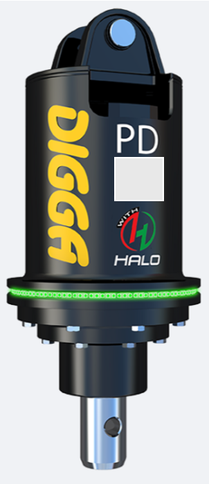Hydraulische boorkop PDD HALO 15-45L/min 125-240bar / 65mm rond / 2.2 slang