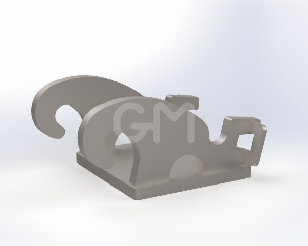Haakkop CW05 standaard 20mm ongelakt
