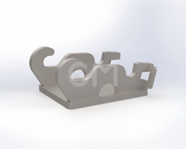 Haakkop CW05 omkeer 20mm ongelakt