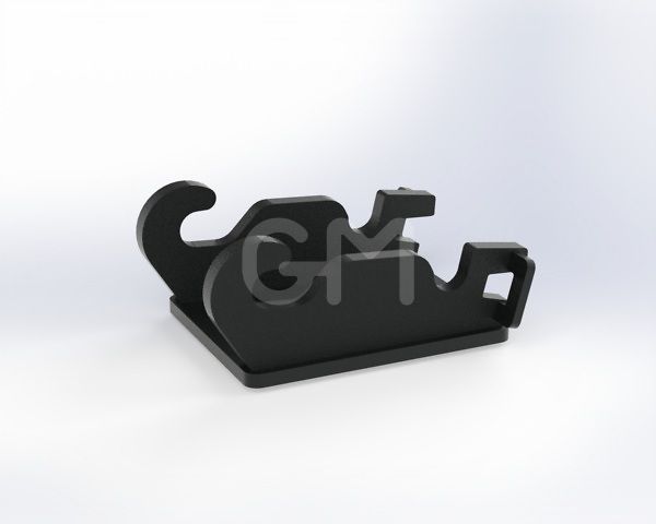 Haakkop CW05 omkeer 20mm gelakt